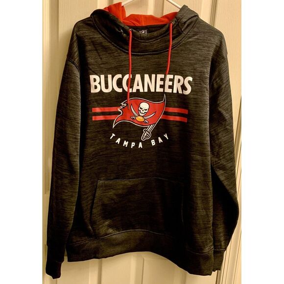 Team Apparel Other - Tampa Bay Buccaneers NFL Team Apparel Pewter‎ Gray Men's Pullover Hoodie XL